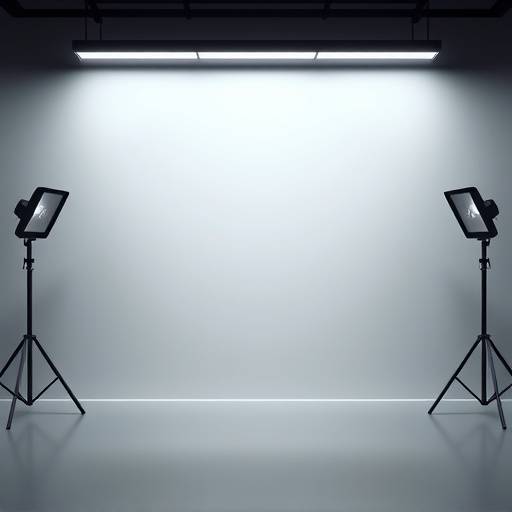 Sleek and modern studio with a cyc wall and professional lighting setup